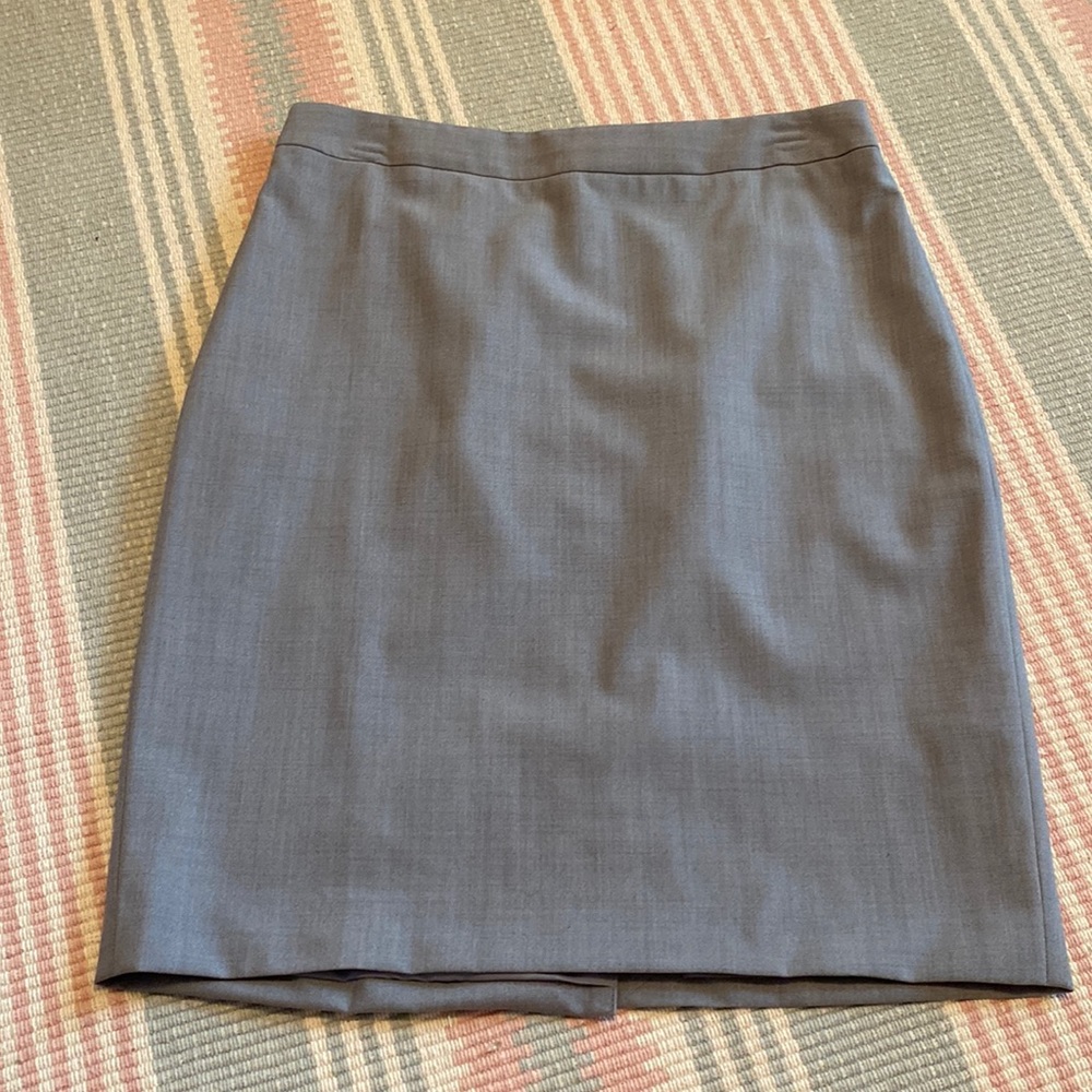 Banana Republic Gray Pencil Skirt Wool